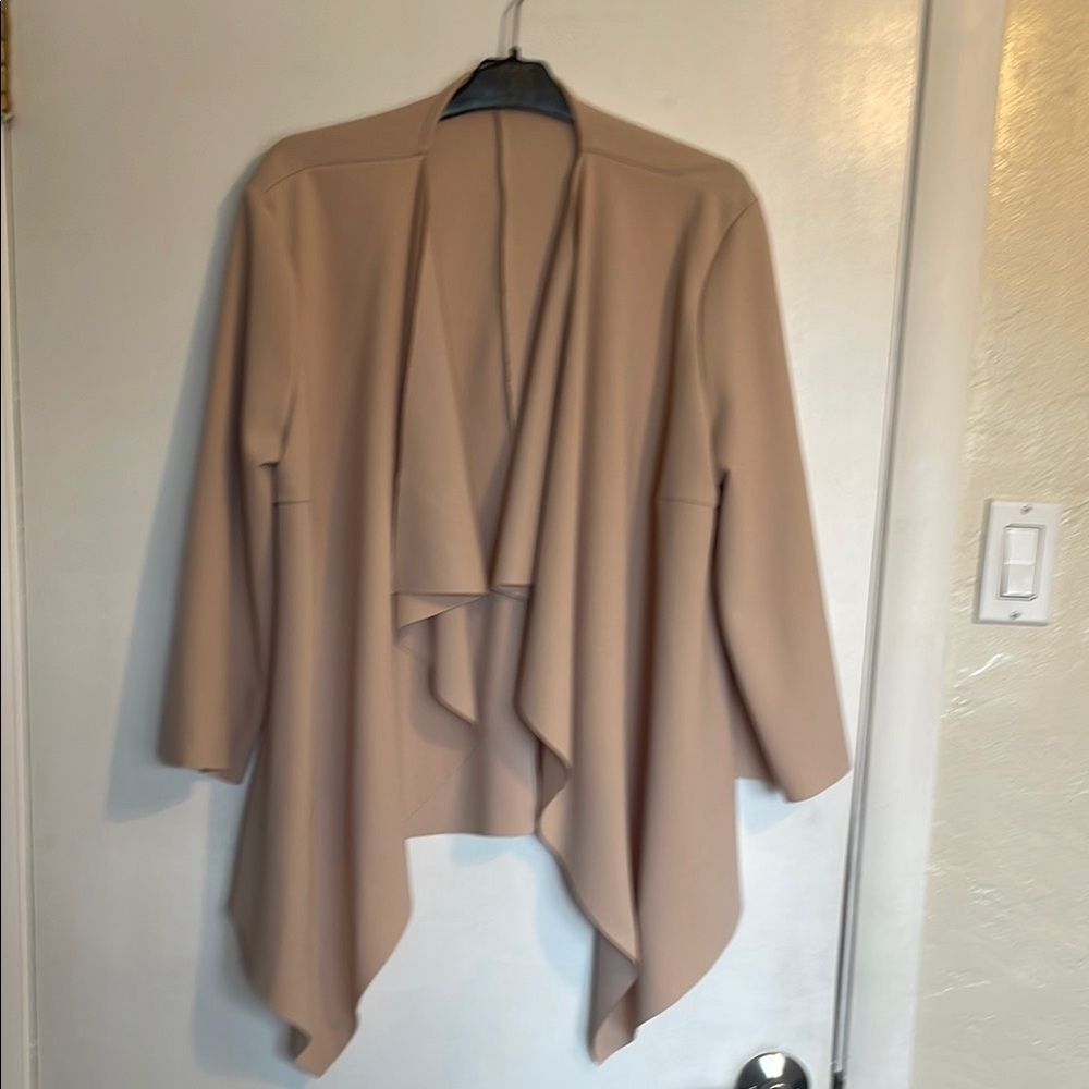 Stylish Tan Waterfall Cardigan